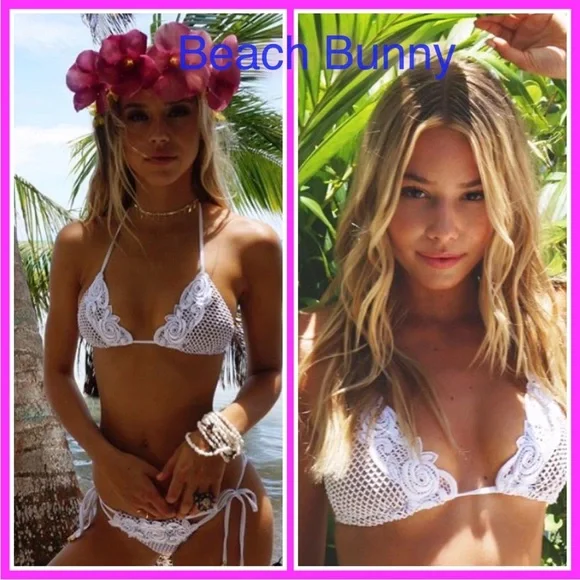 BEACH BUNNY White Bikini Set - Picture 12 of 14